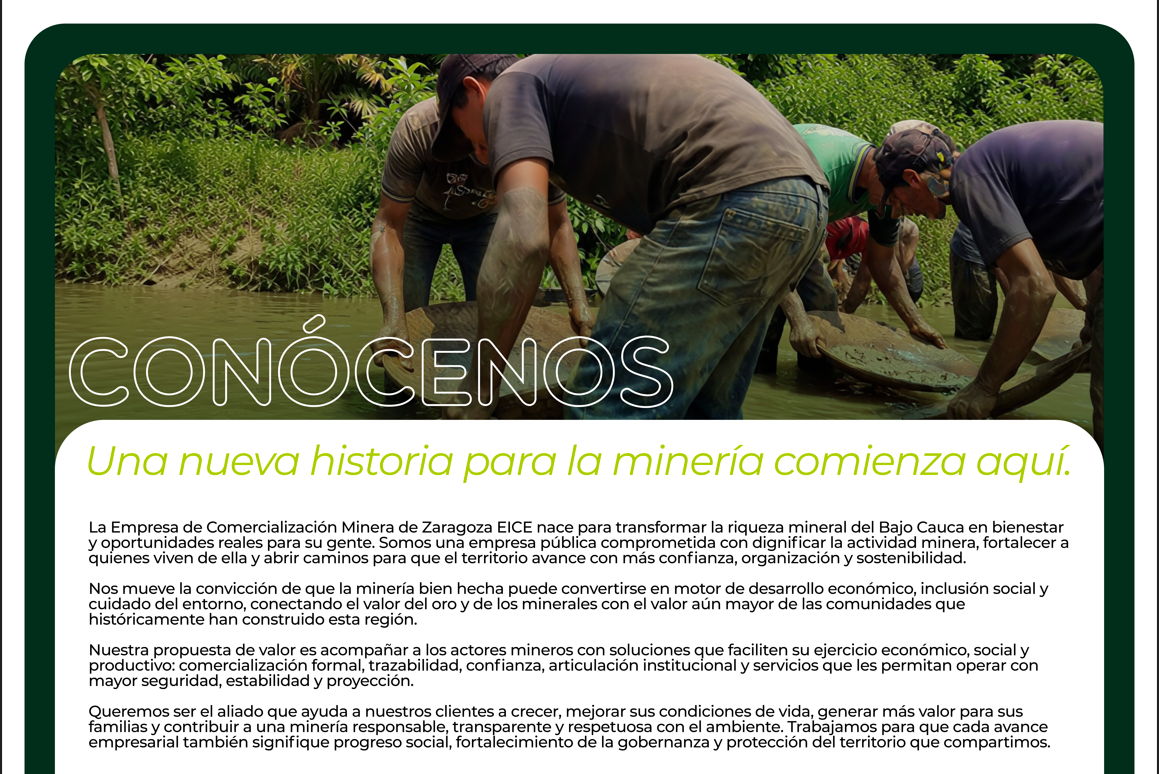 Conócenos - Una nueva historia para la minería comienza aquí